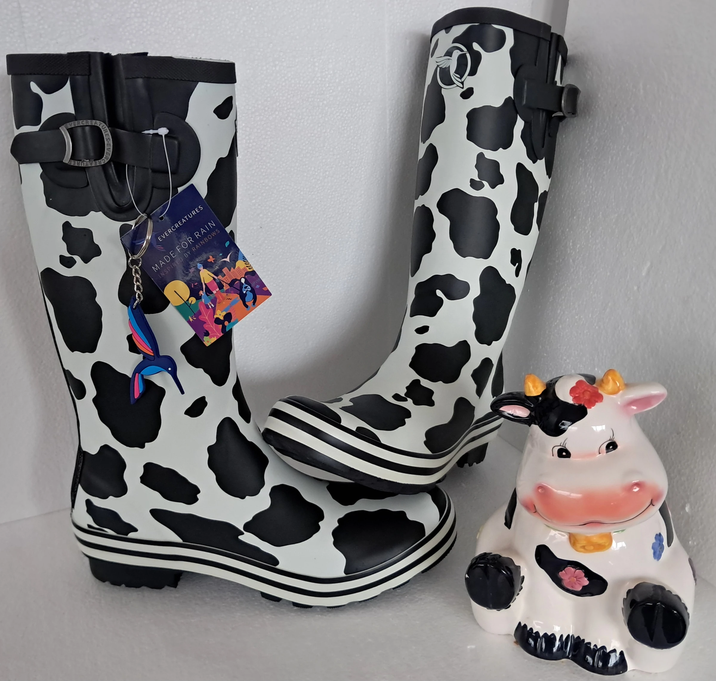 Bottes de Pluie - Cow - Vache - Evercreatures - Pointure 42
